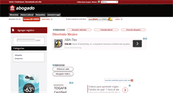 Desktop Screenshot of abogado.com.mx